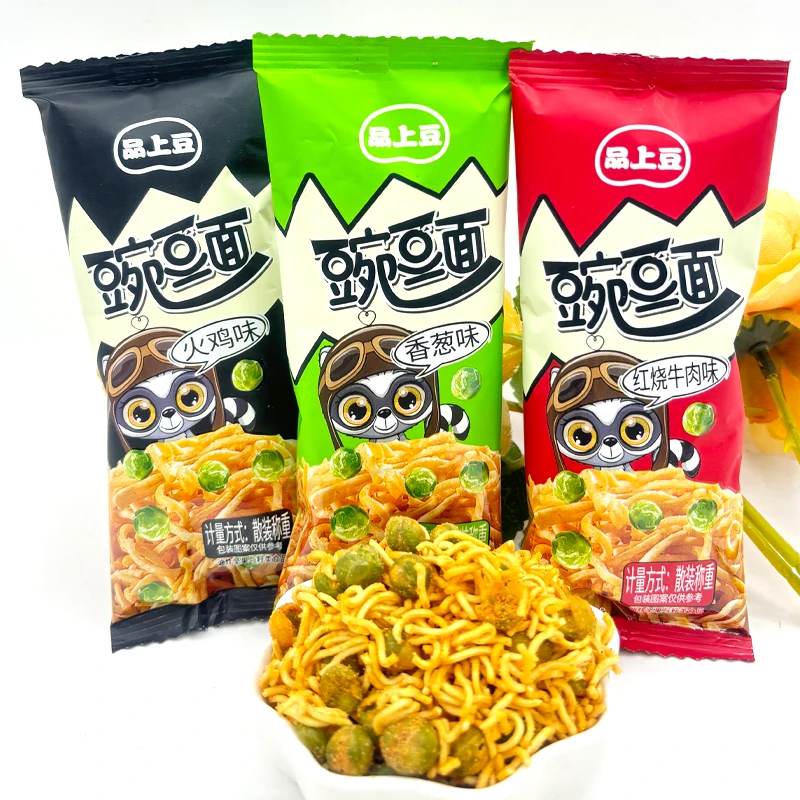 【品上豆豌豆面对对碰个人单】品上豆干脆面休闲零食
