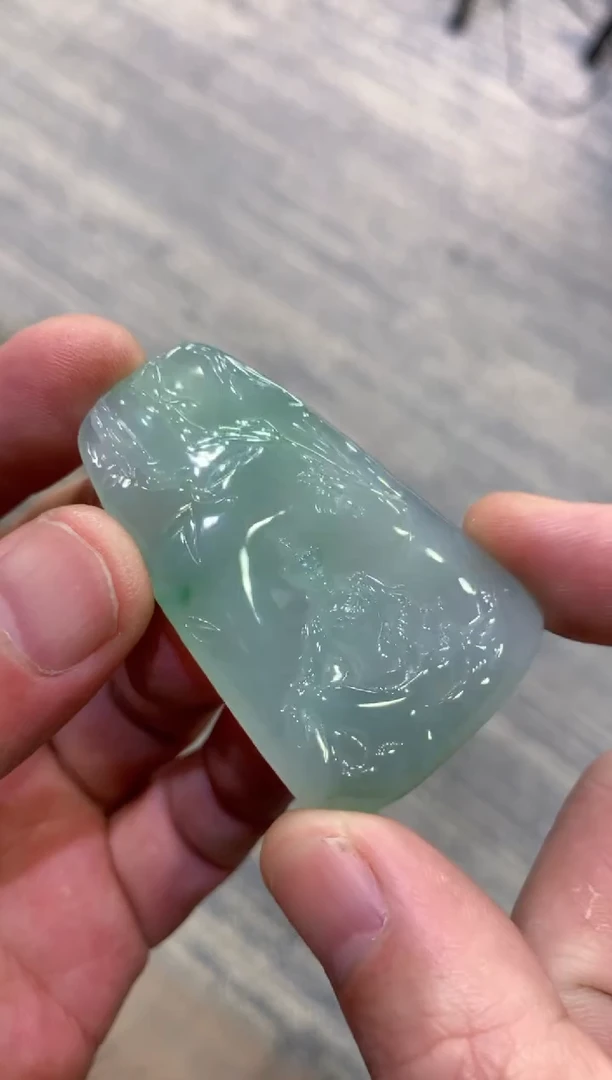 颈饰未镶嵌翡翠天然A货翡翠