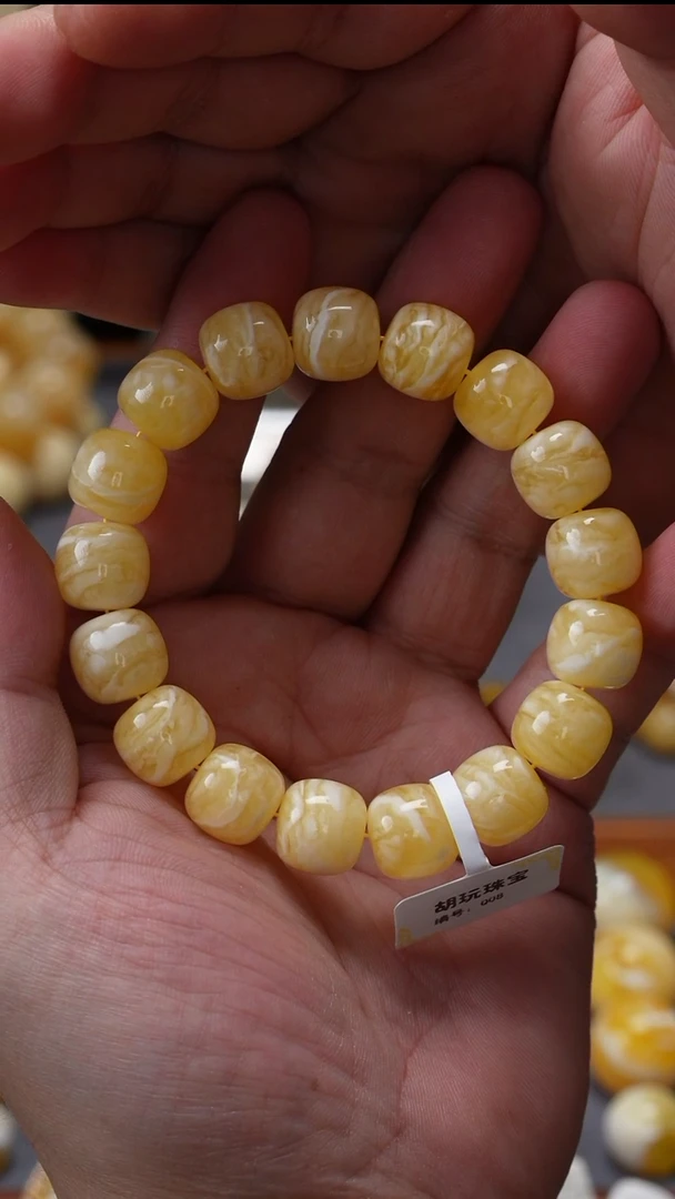 手链琥珀未镶嵌原矿天然琥珀蜜蜡