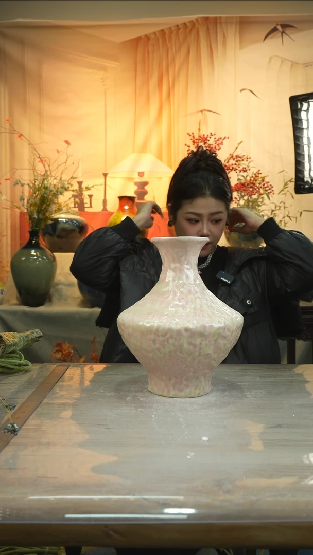 高28口10高温陶瓷花瓶