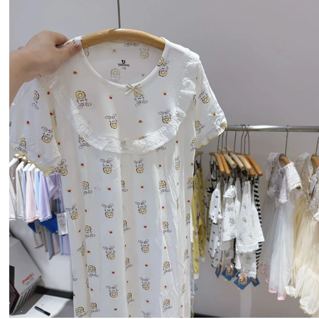 537夏季高端专场甜甜圈小兔睡裙（小胖家居夏末青仓专场）睡衣儿童