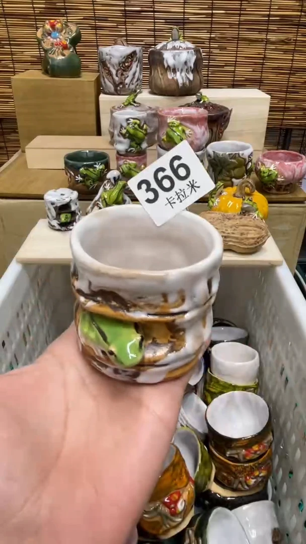 看*366精美粗陶手工柴烧