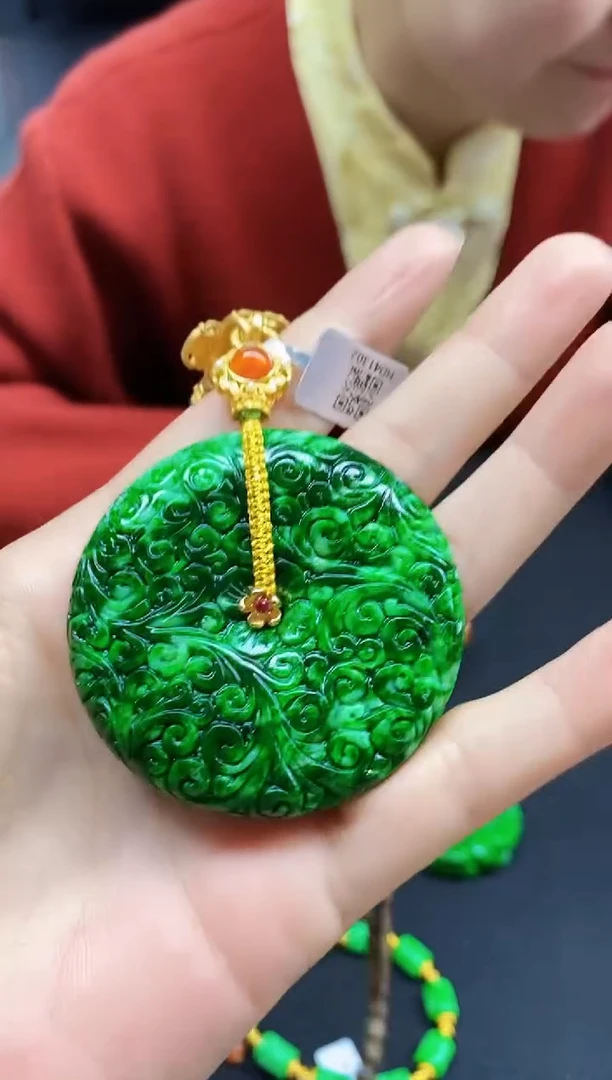 颈饰未镶嵌翡翠翡翠吊坠
