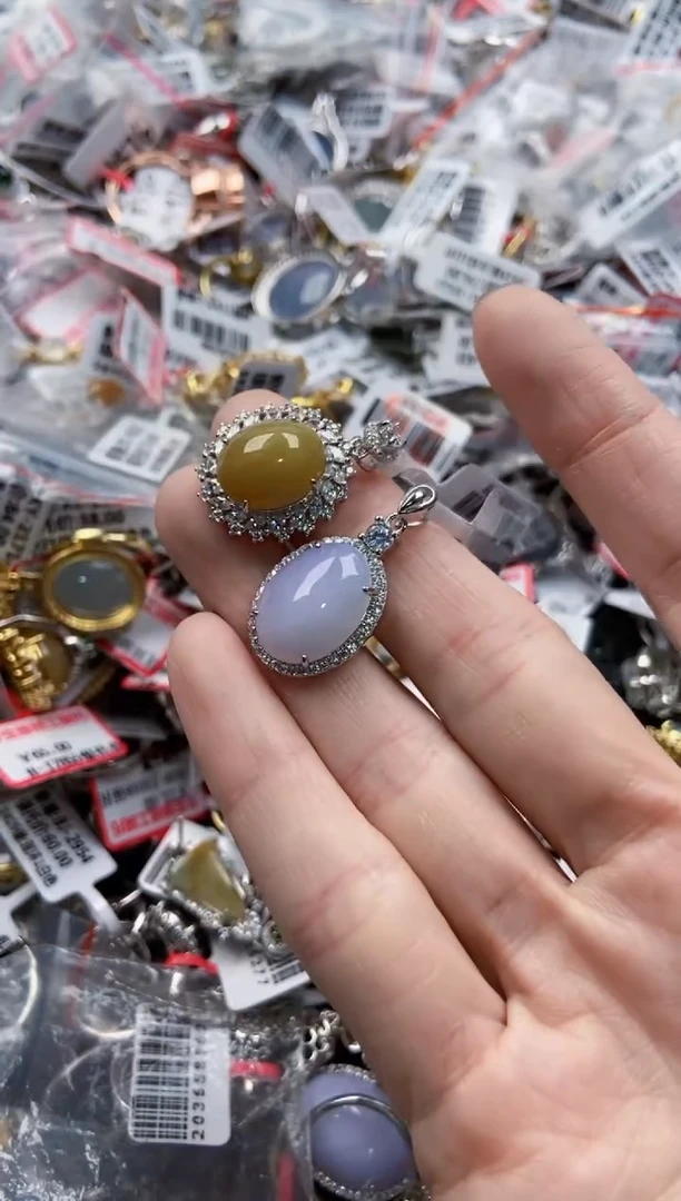 翡翠戒指银S925镶嵌111-----4