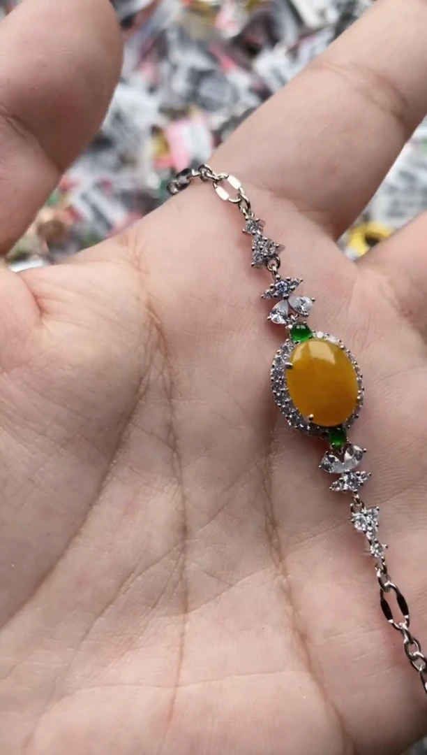 【闪购商品】翡翠戒指银S925镶嵌多样性发货7777---1+++