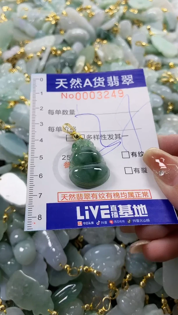 颈饰未镶嵌翡翠天然A货翡翠
