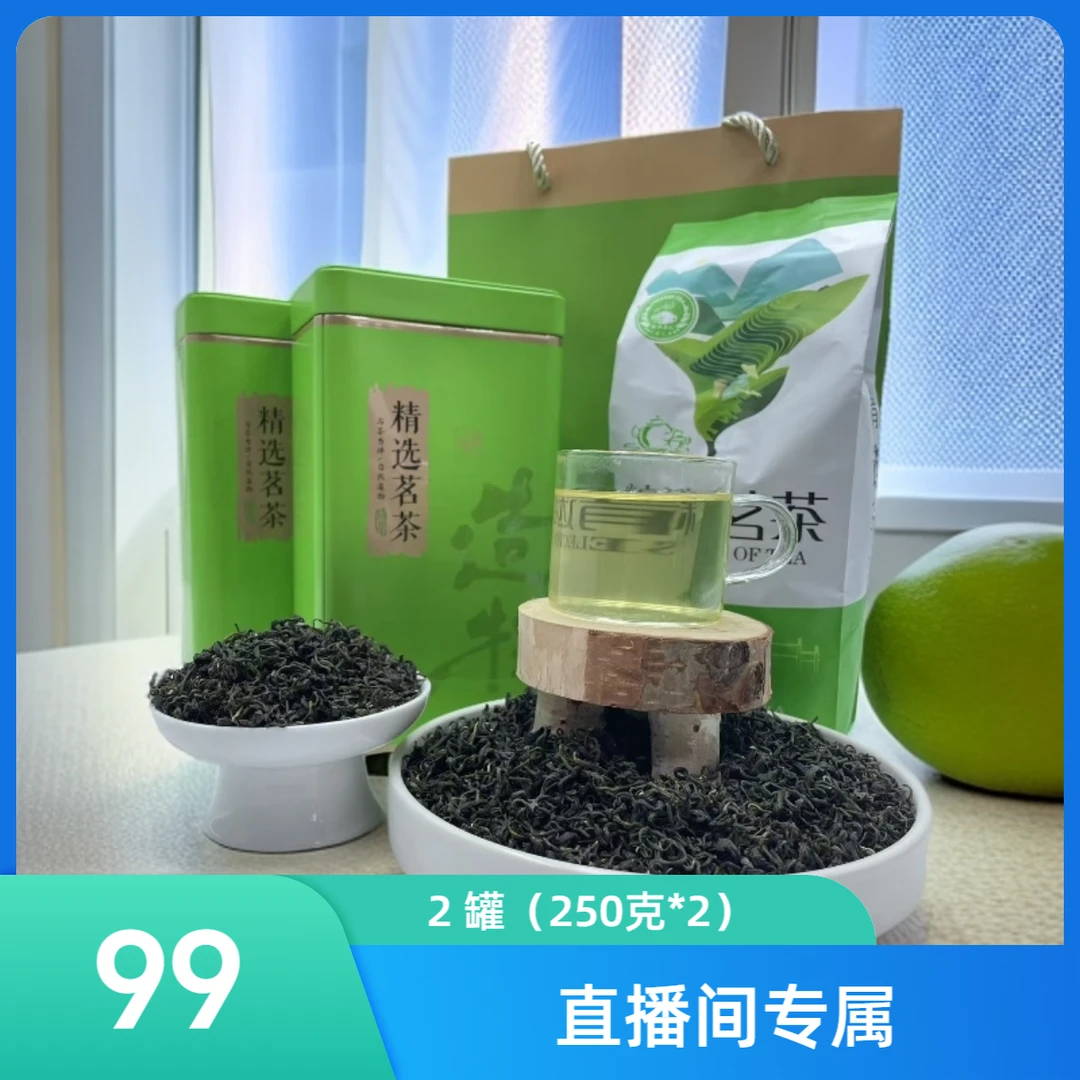 买半斤送半斤2025年新茶绿茶炒青工艺高级茶叶浓香耐泡口粮茶