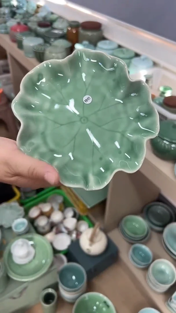 龙泉云间青瓷小米茶器