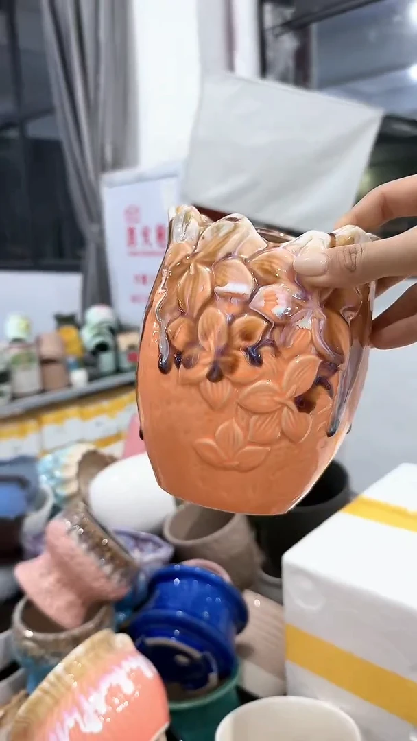 高温陶瓷花盆+E442