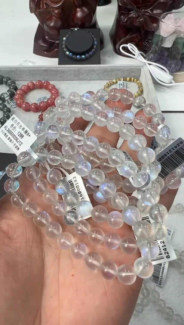 【闪购商品】月光石手链未镶嵌XL3655约8mm多样性发一件