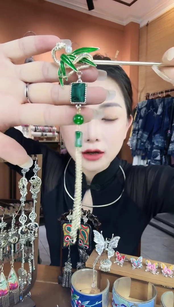 刺绣纯手工民族风发簪