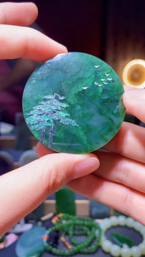 和田玉未镶嵌挂件yc