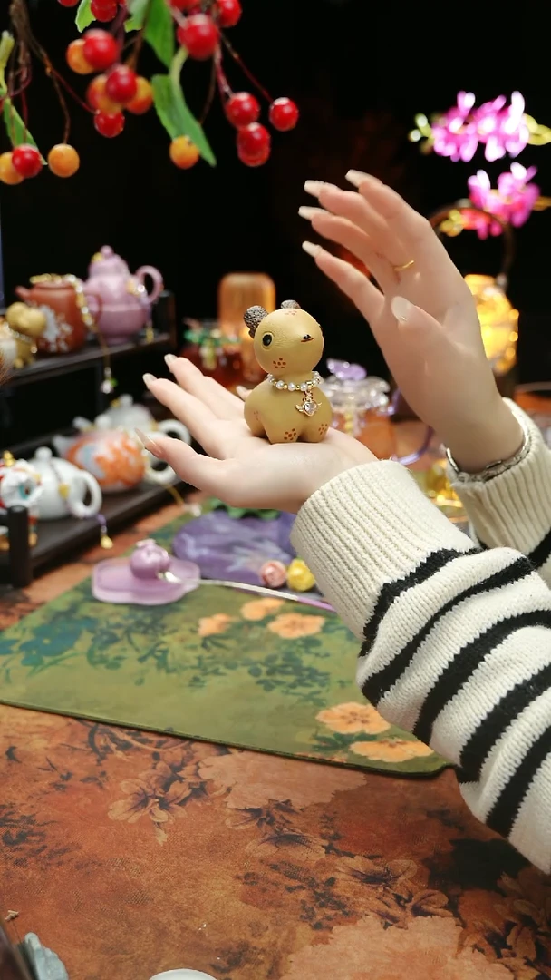 【闪购商品】一鹿有你紫砂茶宠摆件