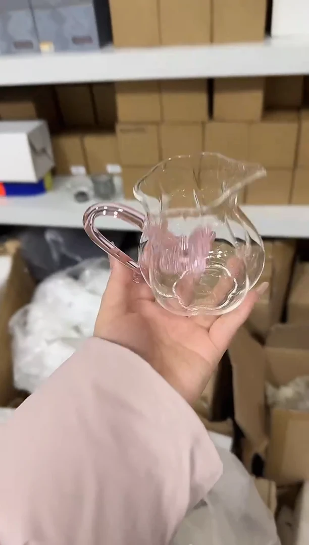 粉色蝴蝶洛神公道杯