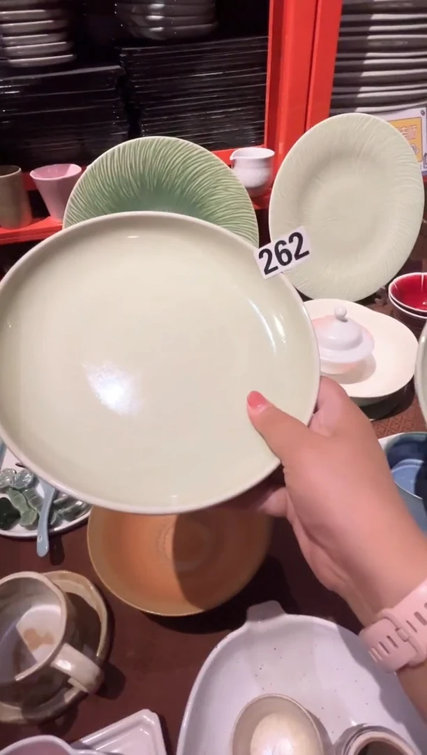 碗262春草绿八寸盘