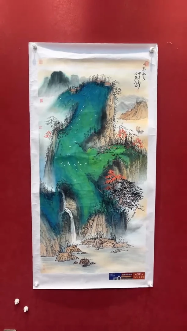 国画老师创作作品