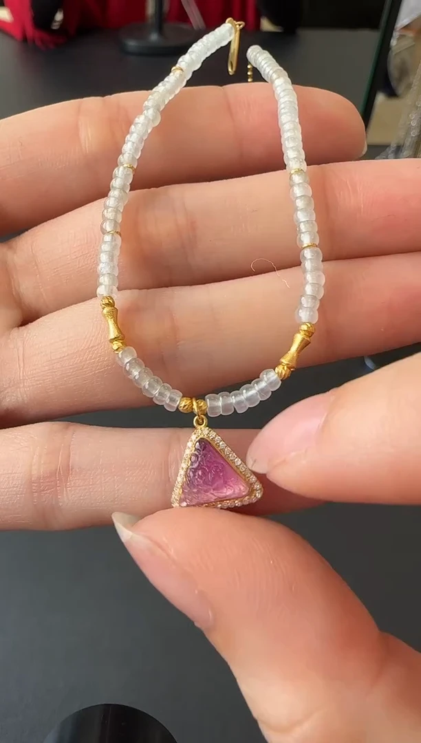 【闪购商品】翡翠手链18K金镶嵌手链