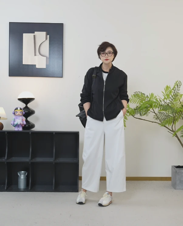 【U.M】梧桐裤松弛感宽松舒适纯色显瘦休闲裤