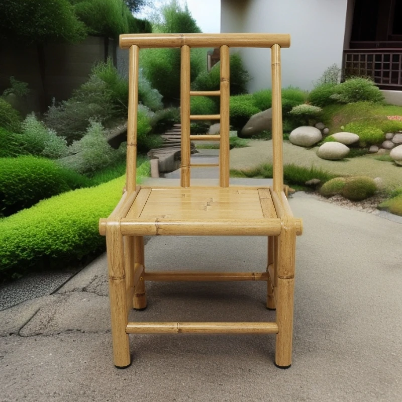 铝合金仿真竹单椅