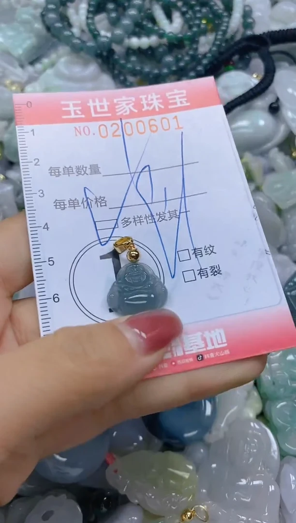 【闪购商品】翡翠颈饰未镶嵌闪购0200601多样性发其一