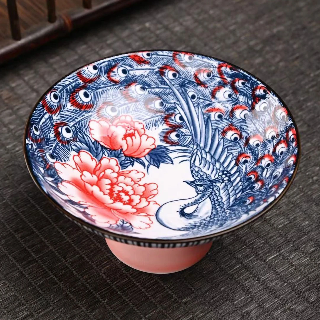 ZH597-孔雀茶盘果盘客厅装糕点水果盘（众）