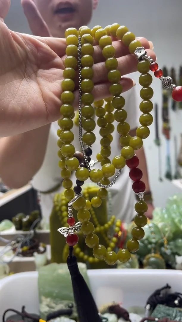 未镶嵌岫玉颈饰多样性发货 拍一发一斜挎