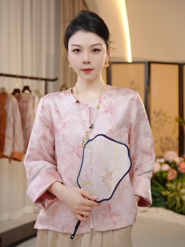 【如意专属】罗幕 2025夏季新款新中式国风提花外套