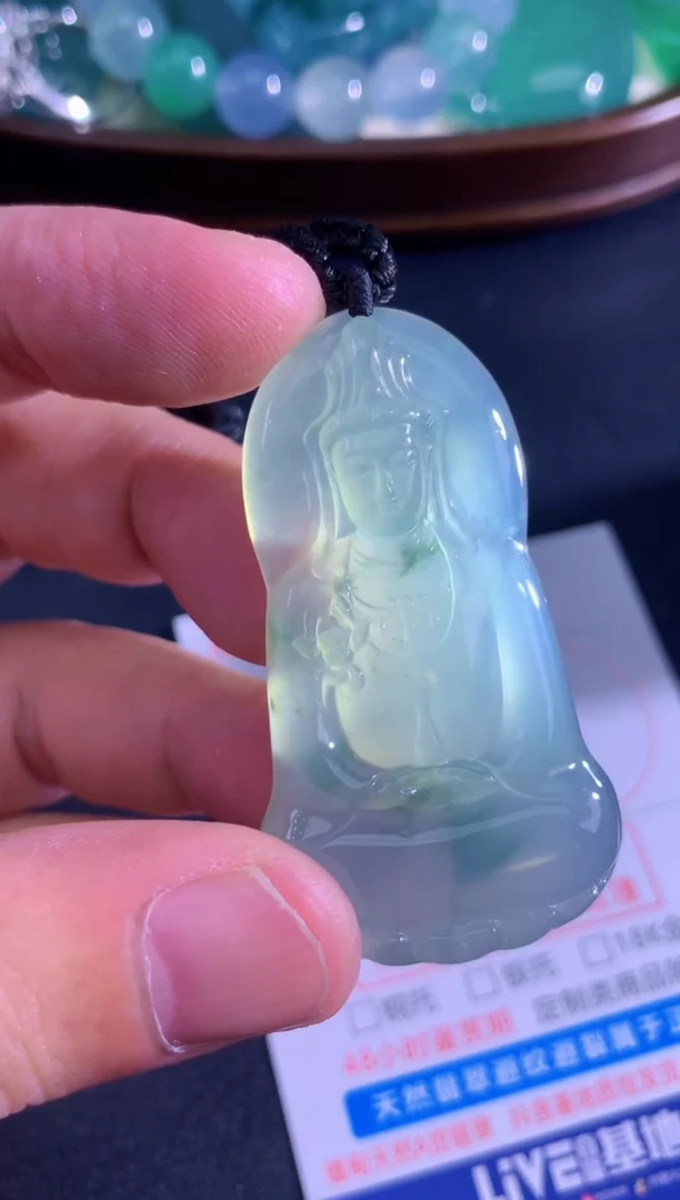 颈饰未镶嵌翡翠天然A货翡翠