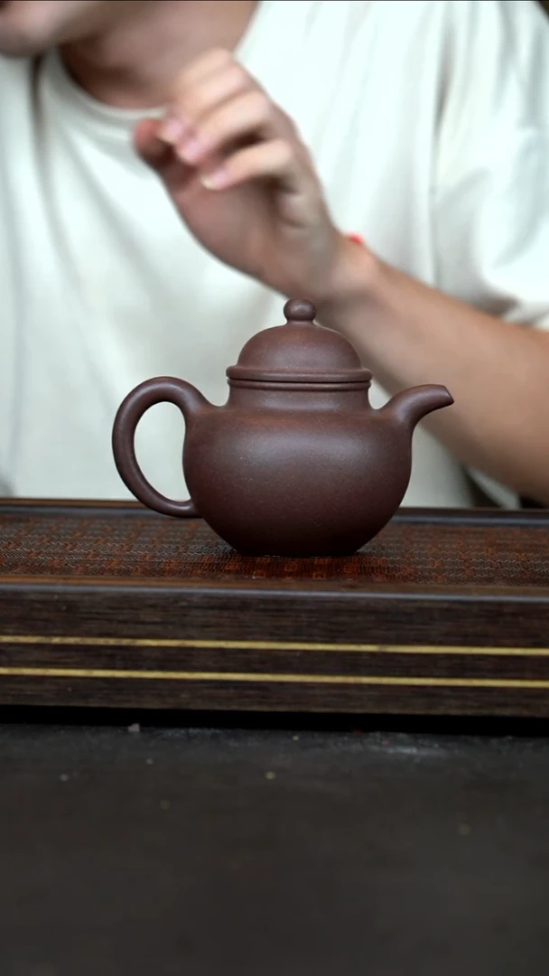 茶壶紫砂     YZ         桃花泥      寿珍 掇球      260cc