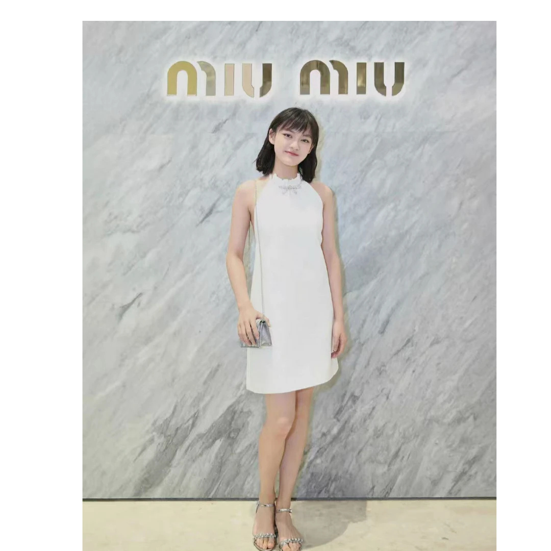 99新 MIU MIU/缪缪 双双臻选/cc00371/Miumiu连衣裙/40码