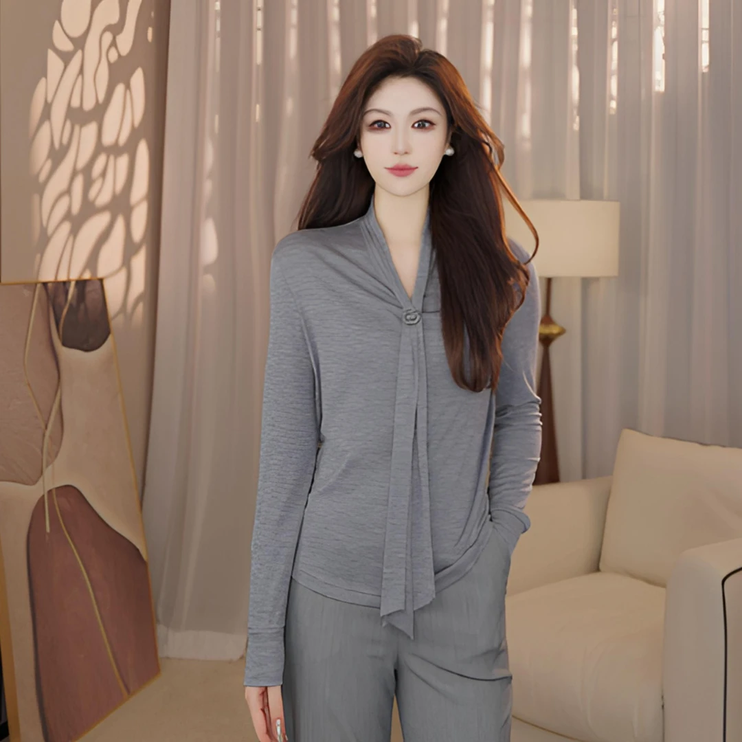 AMASS/阿玛施新款时尚休闲百搭法式衬衫530109-1135437