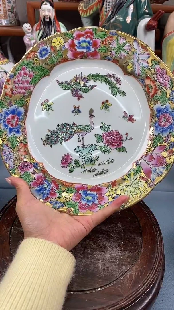 瓷片微瑕慎拍景德镇窑老厂瓷器单件