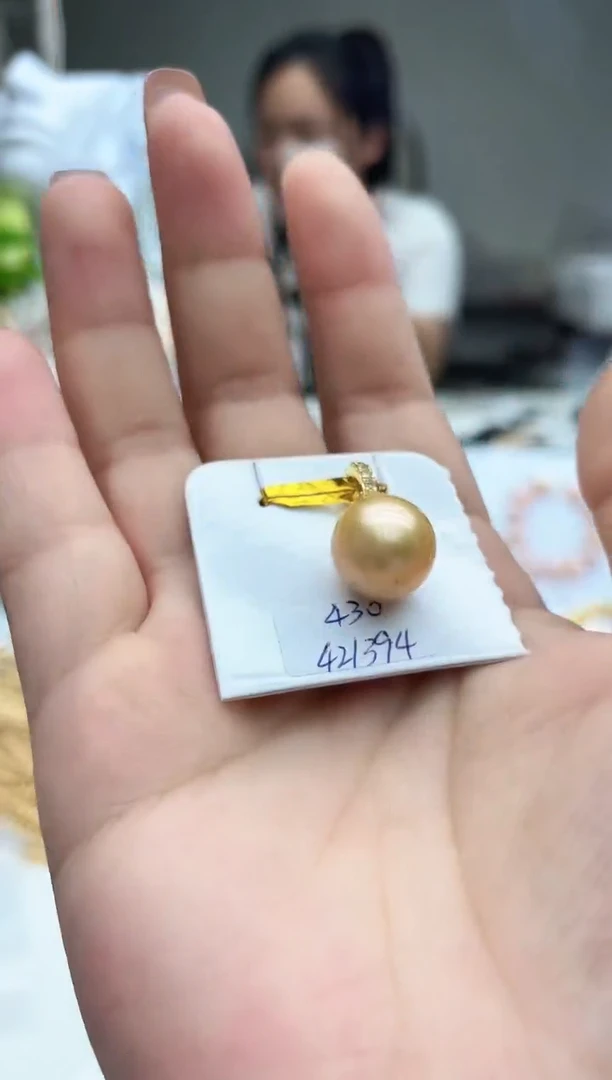 未镶嵌淡水珍珠珍珠金珠万能扣