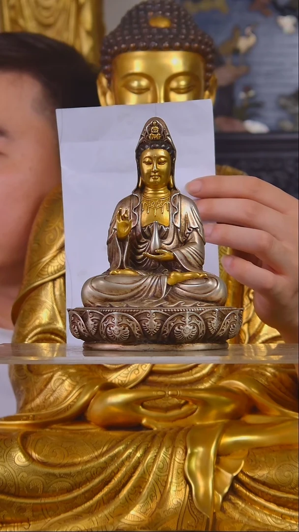 kk精美造像放漏结缘观音