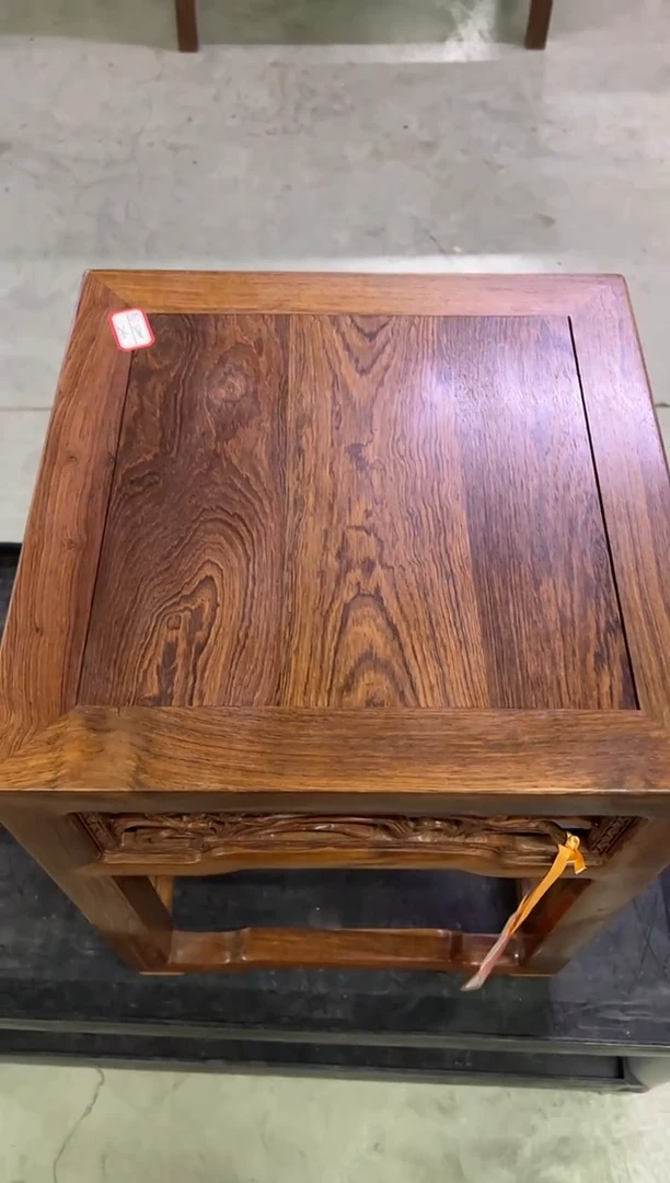 木用****4YD30MK-160181-透雕松竹梅方杌