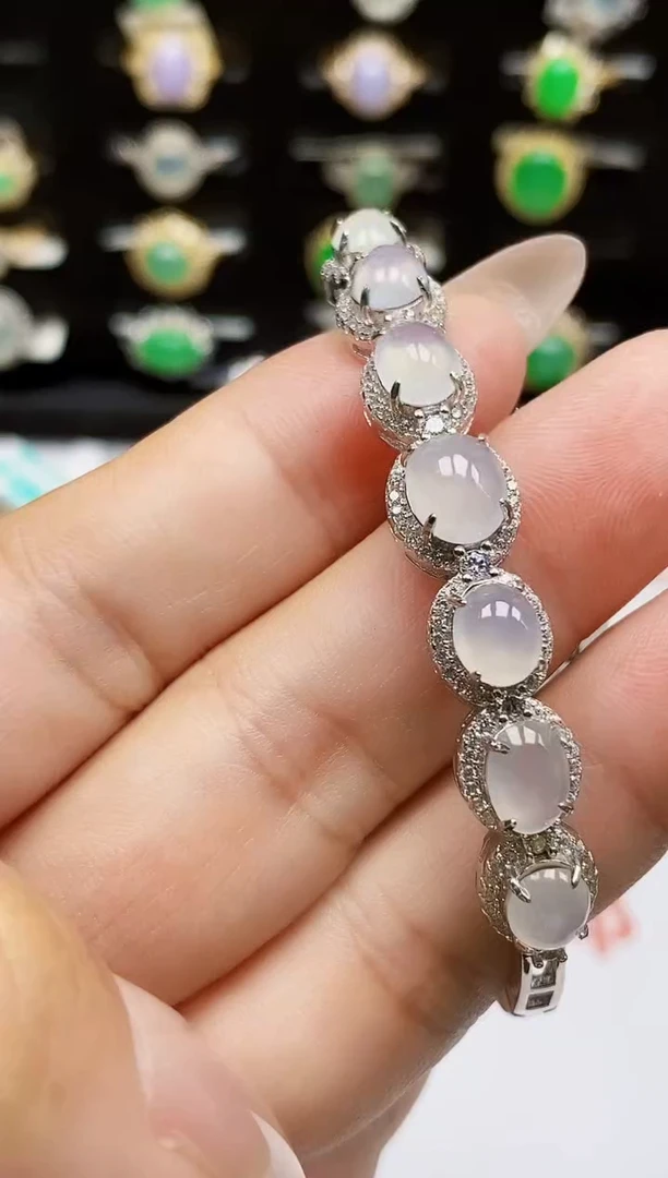 银S925镶嵌戒指翡翠0669