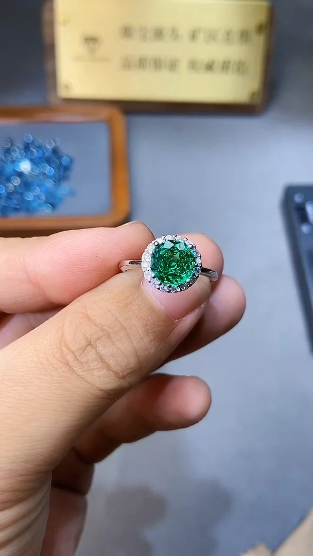 【闪购商品】托帕石戒指银S925镶嵌354