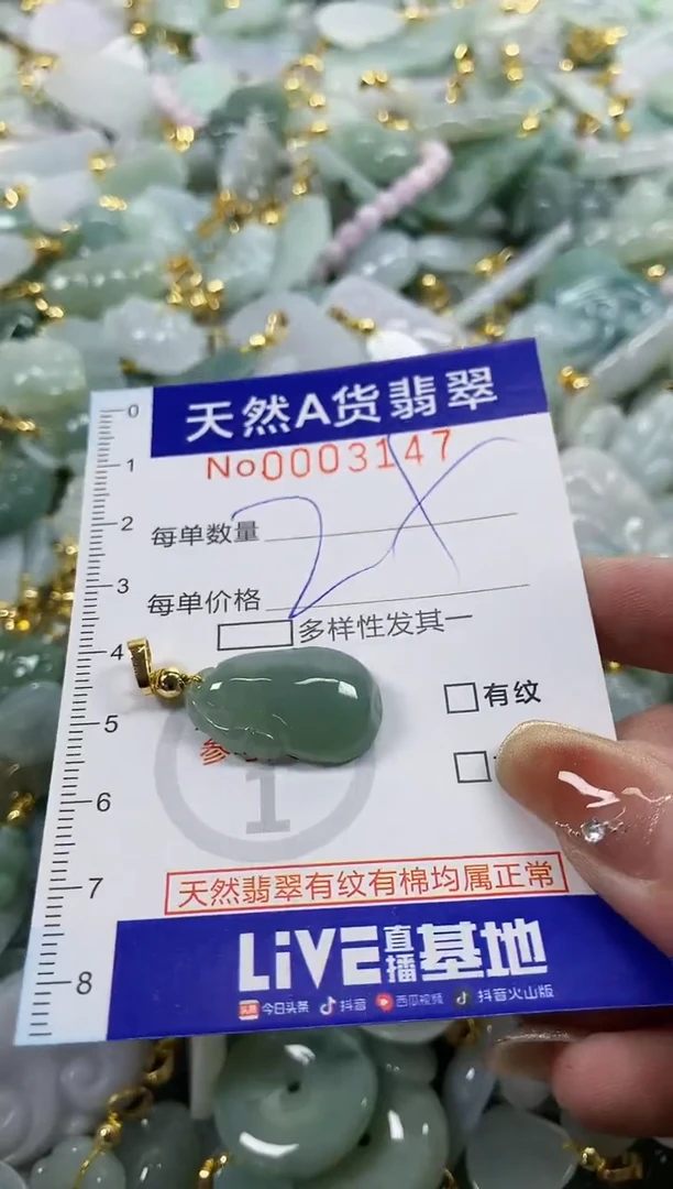 颈饰未镶嵌翡翠天然A货翡翠