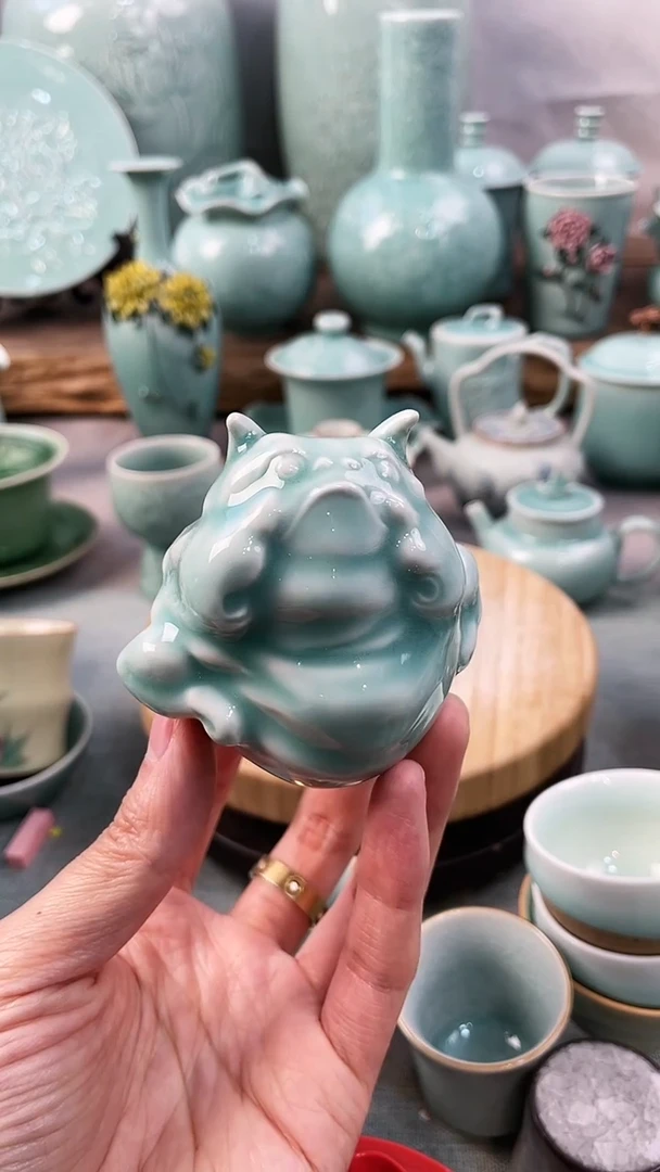 【闪购商品】特价 微瑕 慧仙青瓷