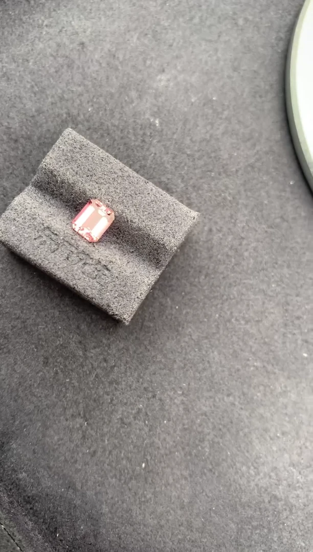 未镶嵌珠宝半成品碧玺1ct粉碧玺  AE  定制