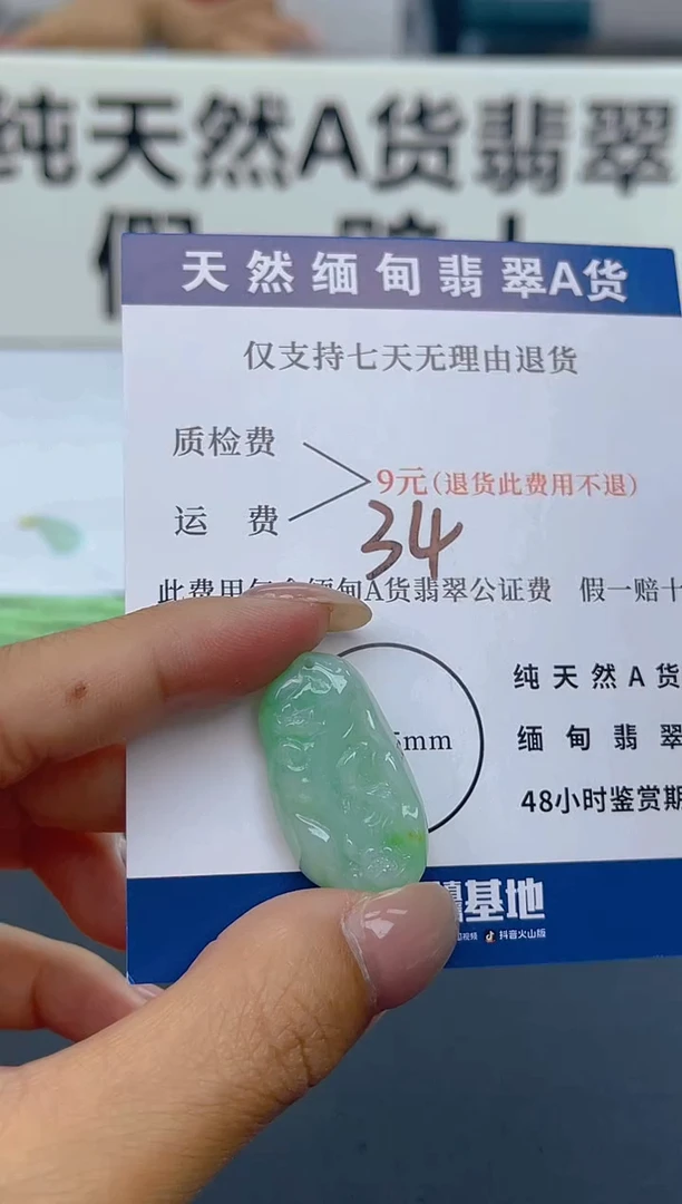 颈饰未镶嵌翡翠天然A货缅甸翡翠