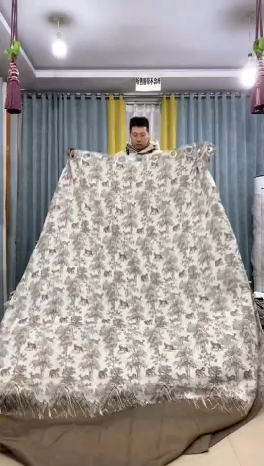 布 成品窗帘   4.8*2.75