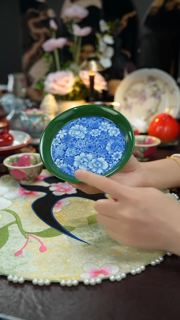 景德镇手工手绘壶承