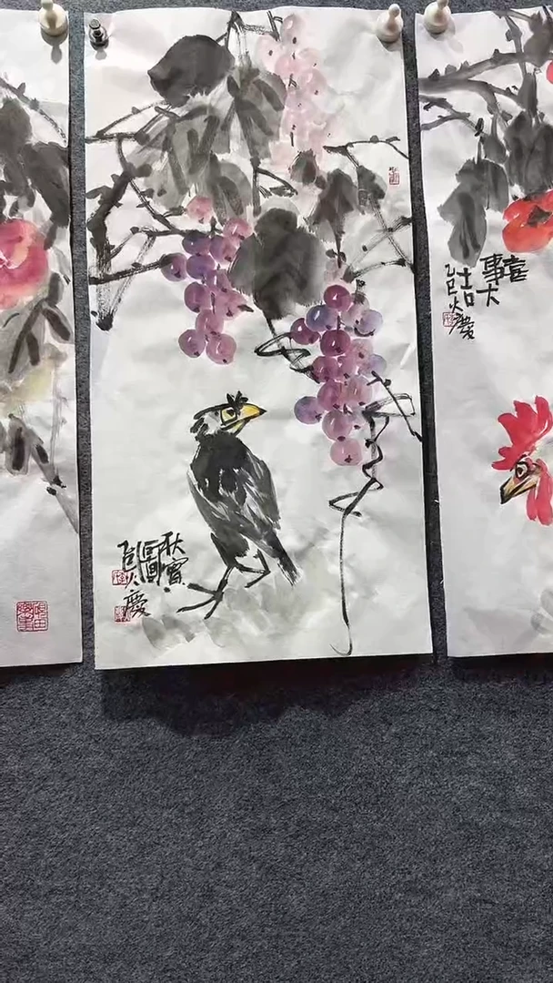 国画李火庆/国画/花鸟