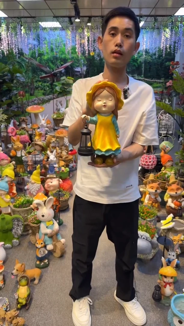 无花朵花园庭院摆件&00&