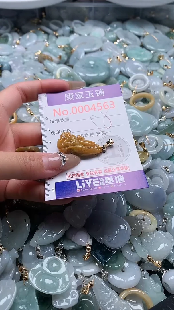 翡翠未镶嵌吊坠(不含链)4563