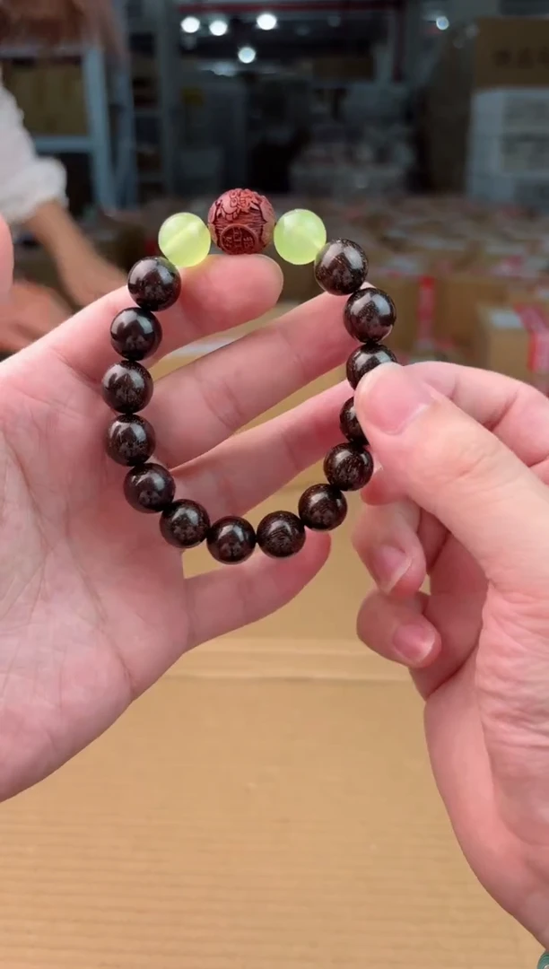 禧一文玩木作类材质手串无礼盒