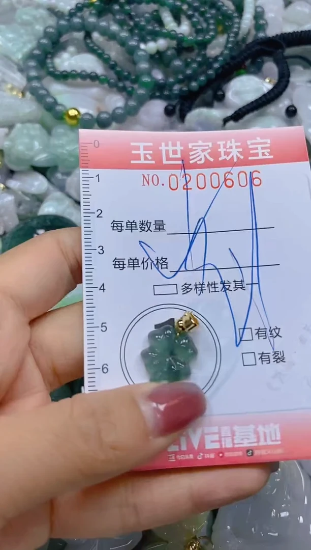 【闪购商品】翡翠颈饰未镶嵌闪购0200606多样性发其一