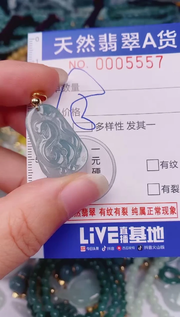 颈饰未镶嵌翡翠00005557