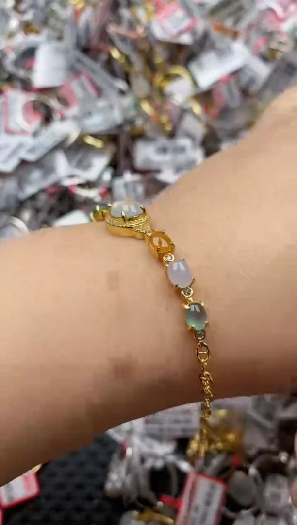 【闪购商品】翡翠戒指银S925镶嵌44444---4